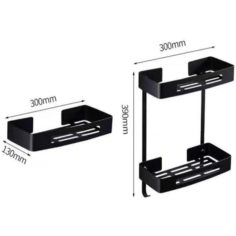 Bathroom Straight Shelf in Stainless Steel