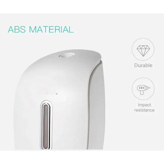 1000ml Liquid Dispenser in White for Liquid Soap, Shampoo, Body Wash or Sanitizer | Made in ABS Plastic | Wall Mounted