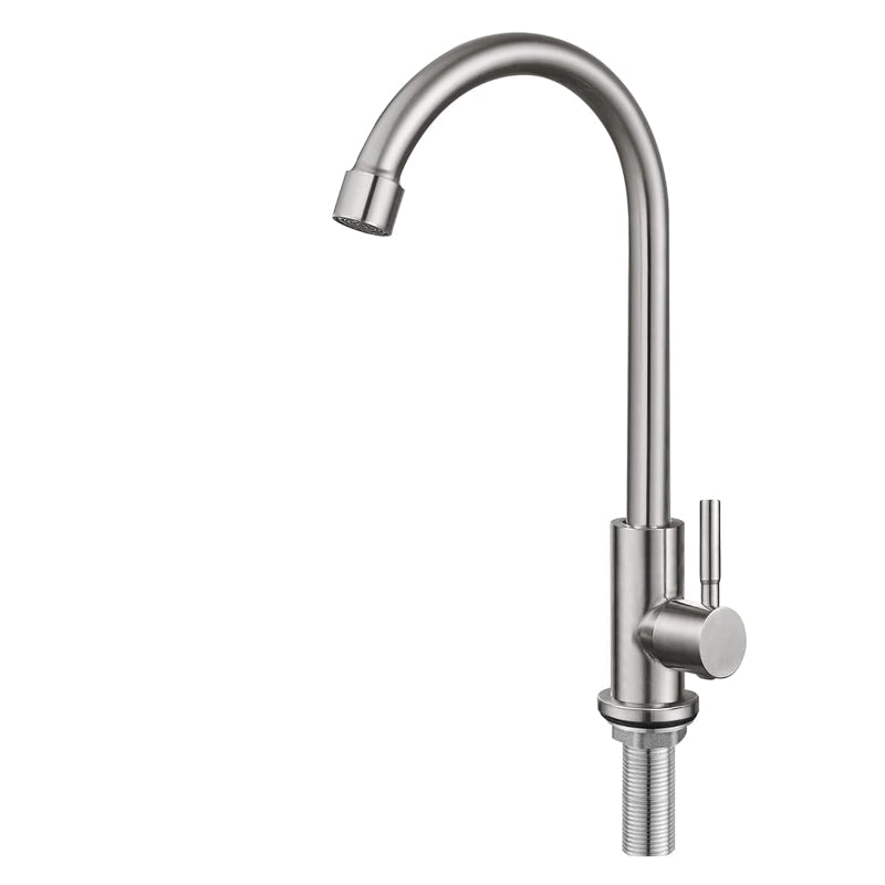 Sink Cock in Stainless Steel in 10" inches | Single Line