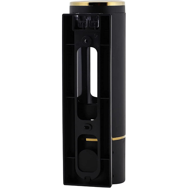 400ml Dispenser in Black/Gold for Liquid Soap, Shampoo, Body Wash or Sanitizer | Made in ABS Plastic | Wall Mounted