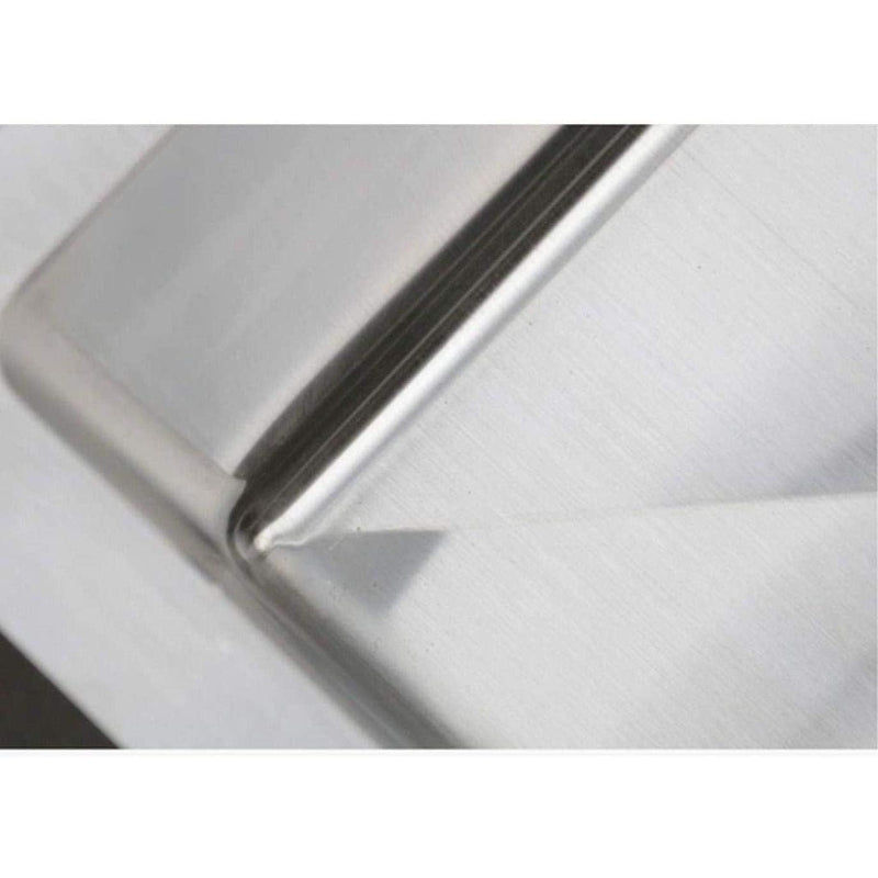 30x16 inches Handmade Kitchen Sink in Stainless Steel 7541 | Double Bowl | Drains + Rinse Basket
