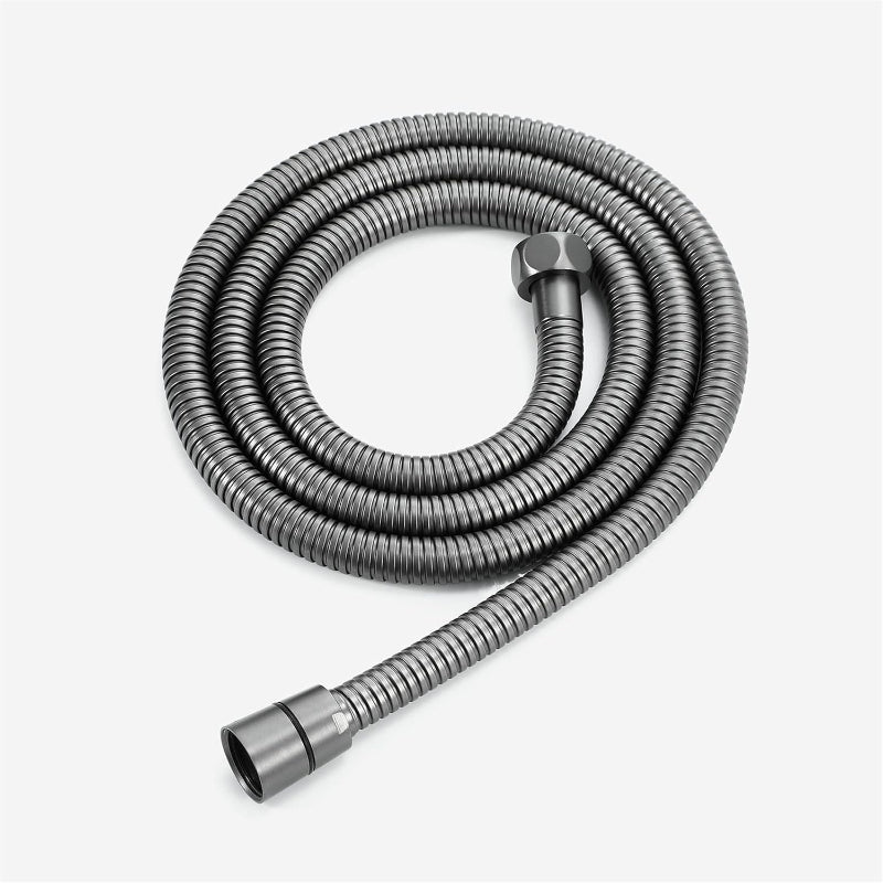 Gun Grey Stainless Steel Muslim Shower Set | 5"inches Head + 1.2 Meter Pipe | High Water Pressure | Easy Installation