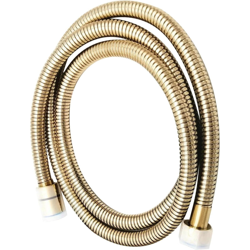 Golden Stainless Steel Muslim Shower Set 5"inches Head + 1.2 Meter Pipe | High Water Pressure | Easy Installation
