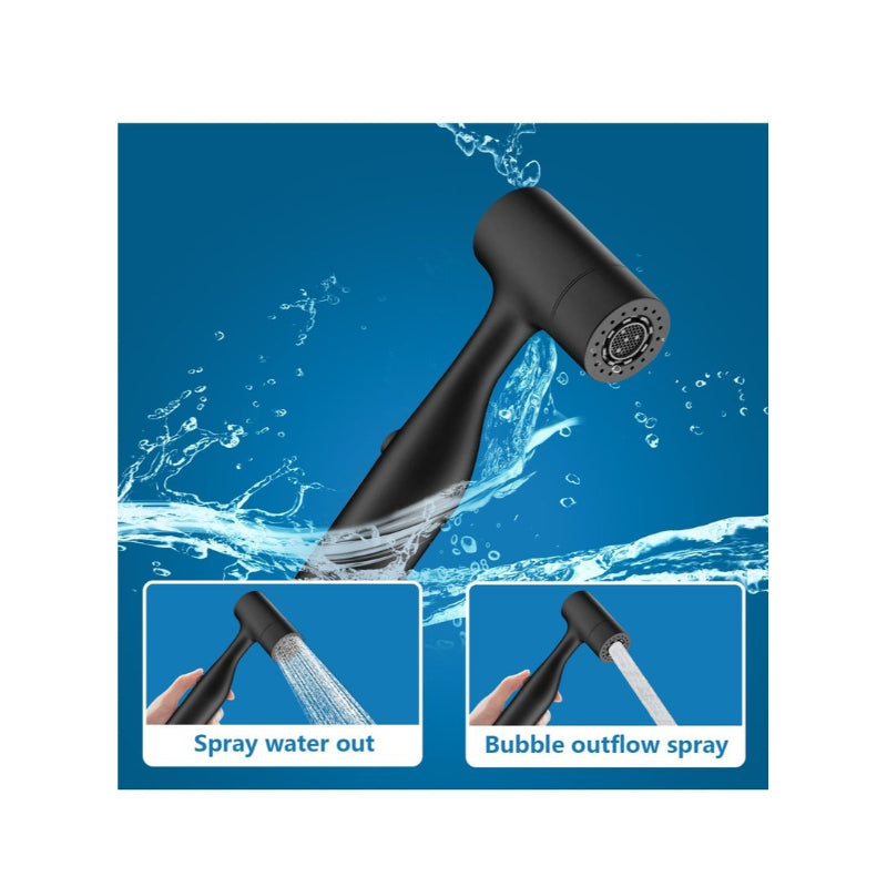 Dual Modes + Adjustable Water Flow 7" inches Toilet Shower | Durable ABS Plastic | High Water Pressure | Easy Installation