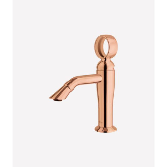 Top Ring Wash Basin Faucet Rose Gold in Stainless Steel | Hot and Cold Mixer | Easy to Install