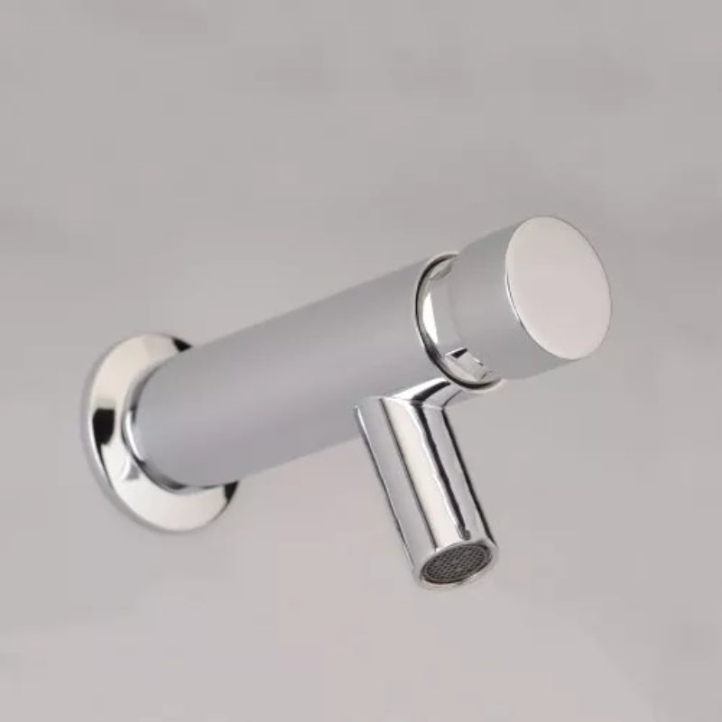 Auto Off Push Button Faucet in Brass | Auto Off in 5 to 8 Seconds | Single Line | Wall Mounted | for Bathrooms and Kitchens