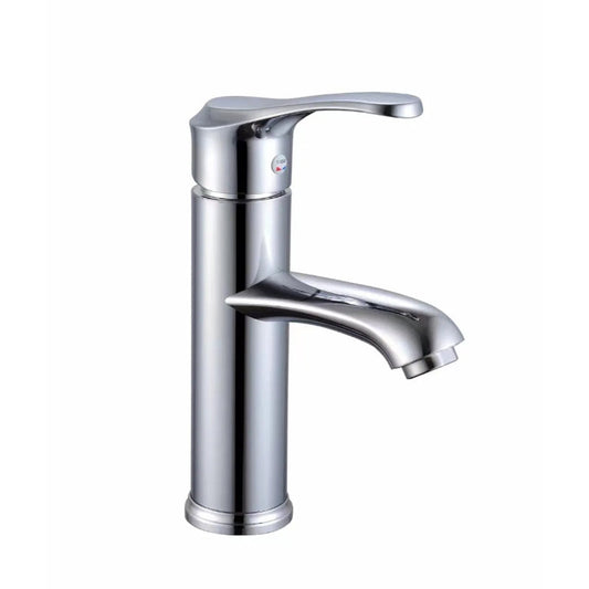 Elegant PVC Basin Mixer in Shiny Chrome | Hot and Cold Mixer | Easy to Install