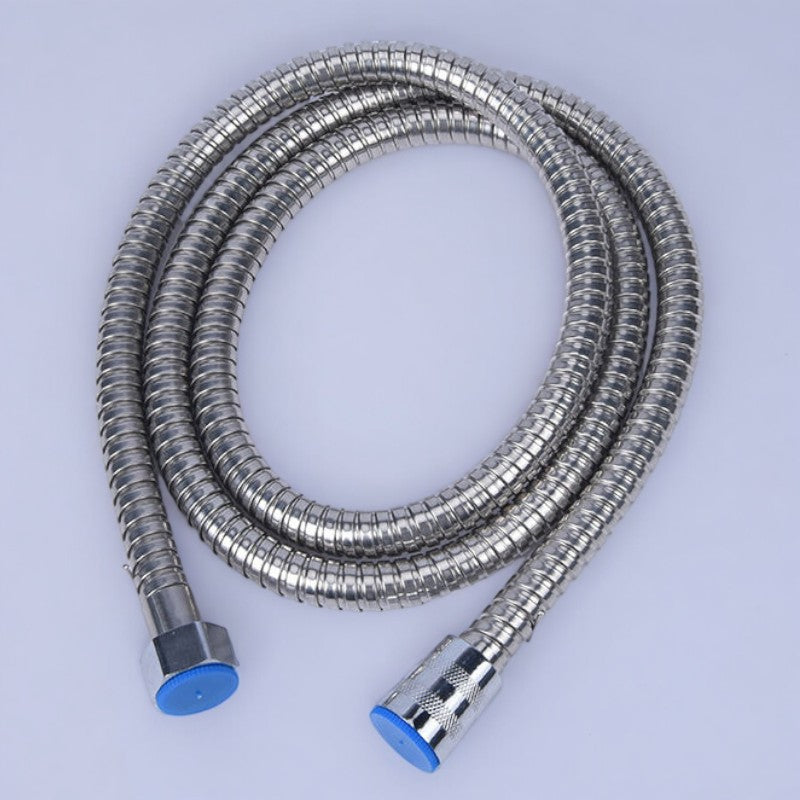 1m | 1.2m | 1.5m | Flexible Muslim Shower Water Pipe in Stainless Steel Chrome for Bathrooms, Toilets or Wash Areas