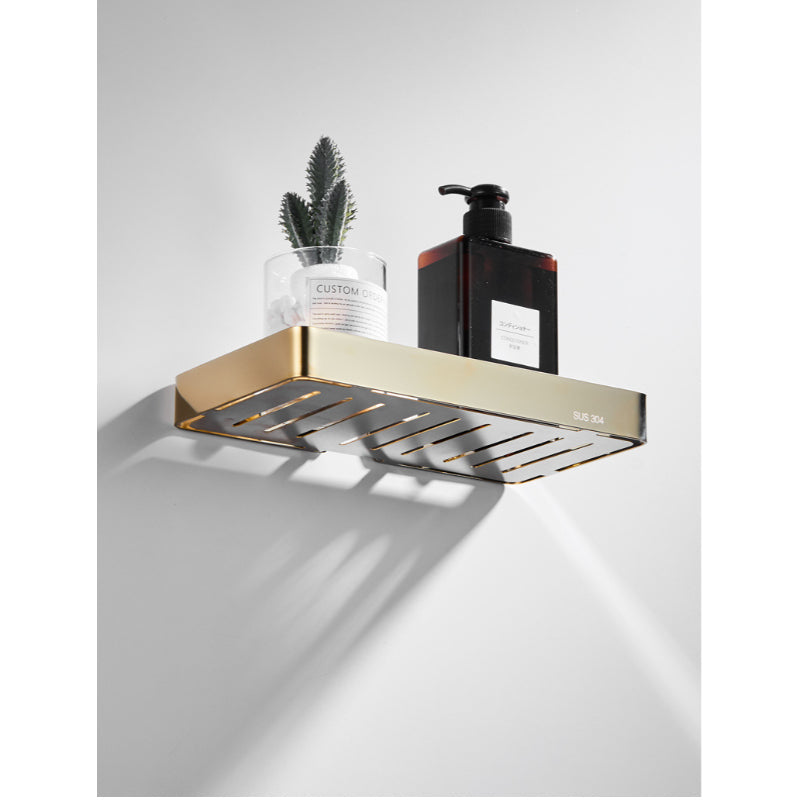 Premium Soap Dish and Organizer in Heavy Duty 304 SUS Stainless Steel for Bathrooms, Wash Areas | Wall Mounted