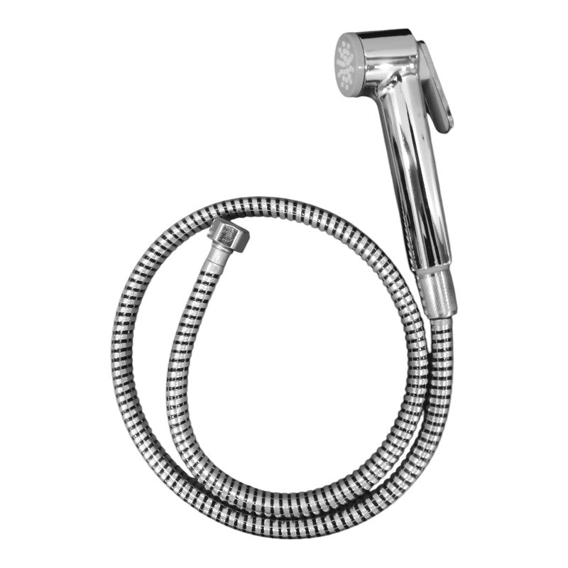 Premium Muslim Shower Set 6"inches Shower Head + 1 Meter PVC Pipe | High Water Pressure | Easy Installation