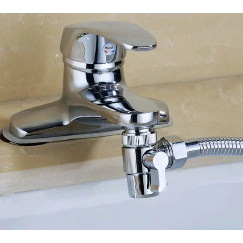 2 in 1 Divider for Kitchen and Basin Faucet for Shower Connection | Made in Stainless Steel | Easy Installation