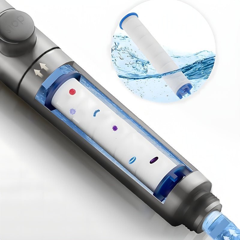 5 in 1 Function Massage Hand Shower Head | High Pressure | Silicon Massage Brush | Water Filter | Wall Mounted