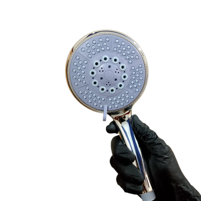 Premium Hand Shower Multi Water Flow Head for Bathing | Made in Durable ABS Plastic | High Water Pressure