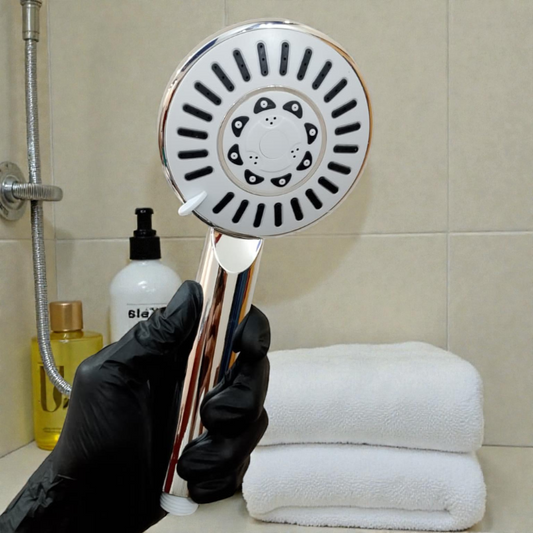Premium Hand Shower Multi Water Flow Head for Bathing | Made in Durable ABS Plastic | High Water Pressure