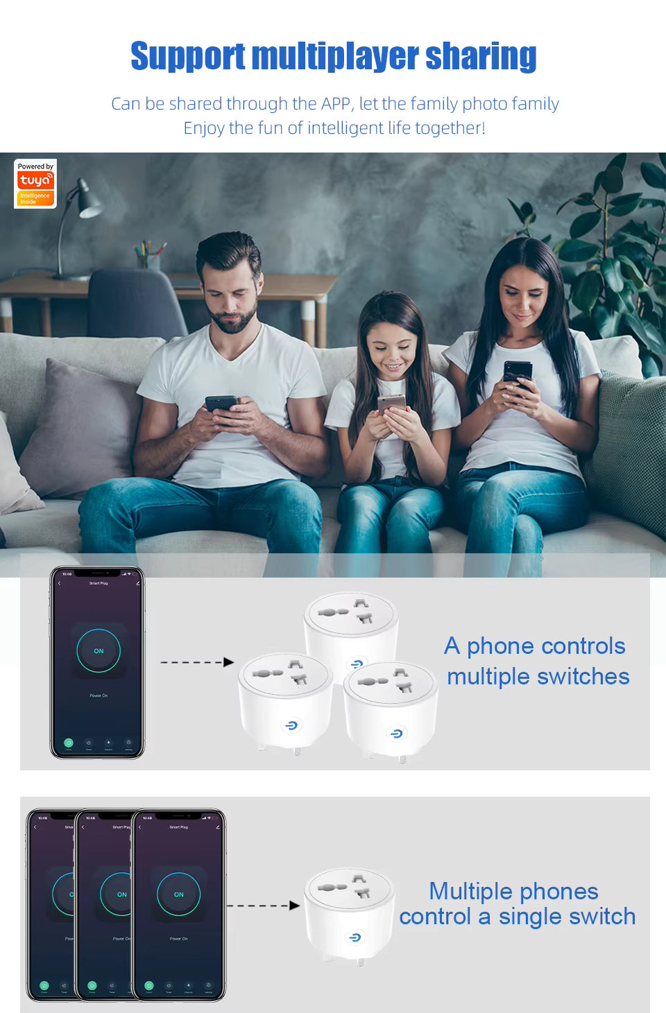 Smart Wi-fi 20A Plug 3 Pin