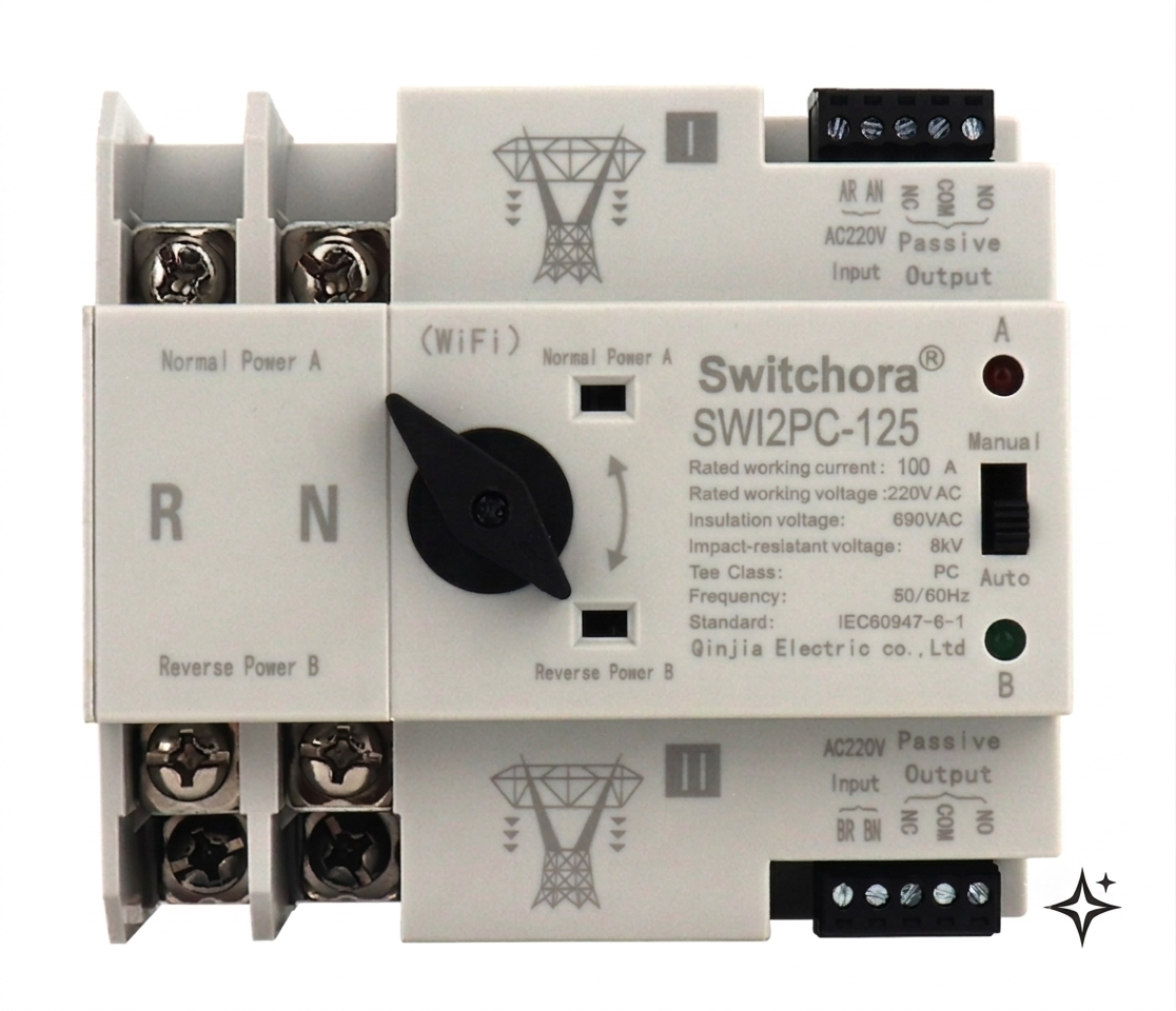 Smart Wi-Fi Automatic Transfer Switch (Single & Three Phase)