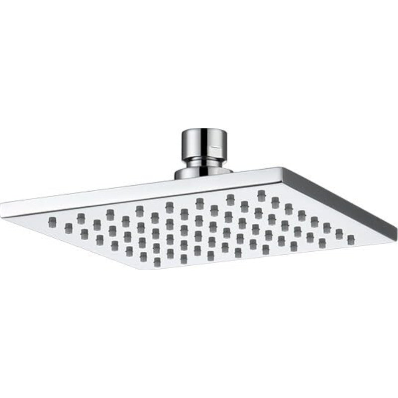 Rain Shower 6" to 20" inches in Heavy Duty Stainless Steel Shiny Chrome | 360° Adjustable | Silicon Nozzles