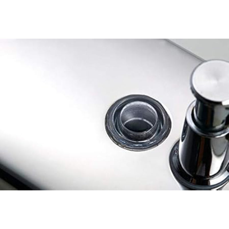 Liquid Soap Dispenser Stainless Steel Shiny Chrome | Wall Mounted | Smooth Pump