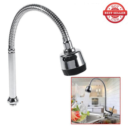360° Flexible Neck for Faucets in Stainless Steel for Kitchen and Bathroom | Dual Function Sprayer