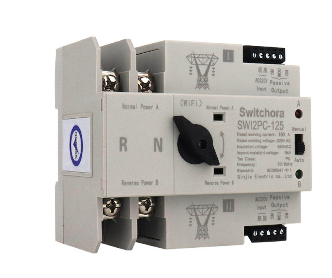 Smart Wi-Fi Automatic Transfer Switch (Single & Three Phase)