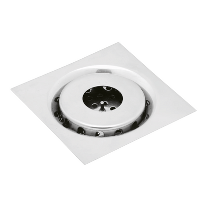6x6" inch Floor Drain in Stainless Steel Shiny Chrome