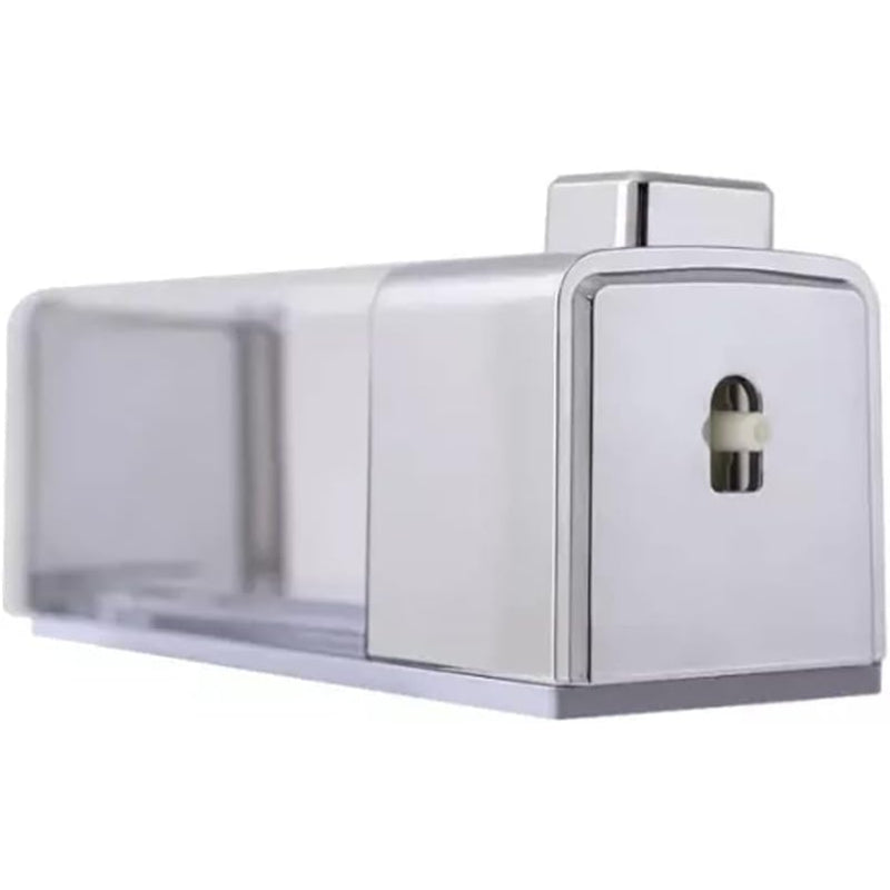 350ml Liquid Dispenser in Chrome for Liquid Soap, Shampoo, Body Wash or Sanitizer | Made in ABS Plastic | Wall Mounted