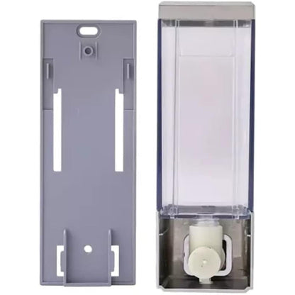 350ml Liquid Dispenser in Chrome for Liquid Soap, Shampoo, Body Wash or Sanitizer | Made in ABS Plastic | Wall Mounted