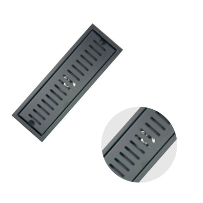 16" | 24" inches Premium Linear Floor Drain in SUS 304 Stainless Steel for Bathroom, Showers, Wash Area | Silver, Matt Black, Gun Grey, Golden