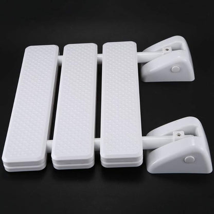 Foldable Shower Seat for Bathing Area for Elders or KIds | Supports Upto 150kg+ of Weight | Made in ABS Panel + Aluminum Alloy Base