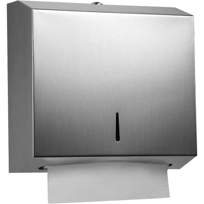 Paper Towel Dispenser in Stainless Steel for Bathrooms, Wash Areas and Public Places