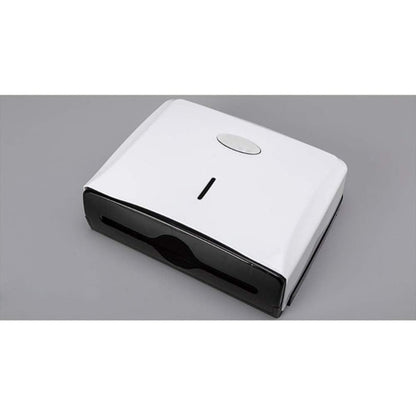 Tissue and Paper Towel Dispenser in White | Durable ABS Plastic
