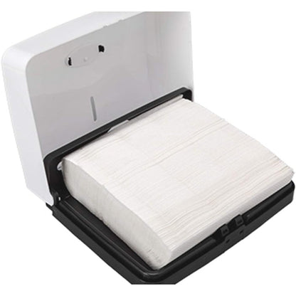 Tissue and Paper Towel Dispenser in White | Durable ABS Plastic