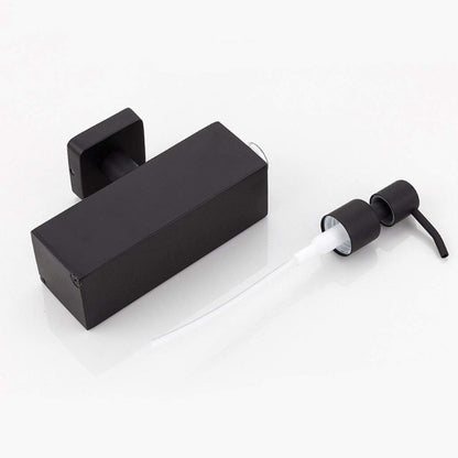 350ml Dispenser for Liquid Soap, Shampoo, Body Wash or Sanitizer | Made in Heavy Duty Stainless Steel | Plastic Container Inside | Wall Mounted