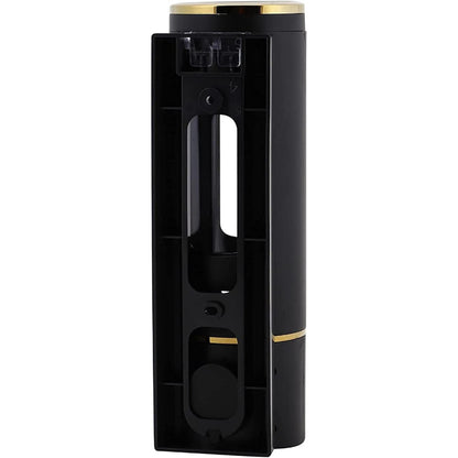 400ml Dispenser in Black/Gold for Liquid Soap, Shampoo, Body Wash or Sanitizer | Made in ABS Plastic | Wall Mounted