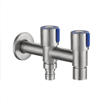 Double Bibcock in Stainless Steel for Toilet, Bathrooms & Wash Areas