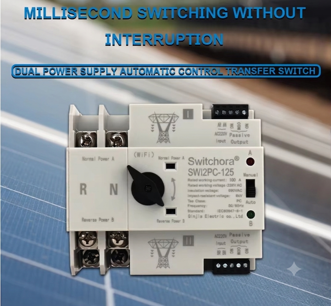 Smart Wi-Fi Automatic Transfer Switch (Single & Three Phase)