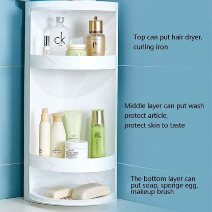 Corner Storage Shelf  360° Moveable