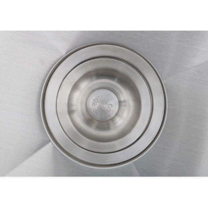 30x16 inches Handmade Kitchen Sink in Stainless Steel 7541 | Double Bowl | Drains + Rinse Basket