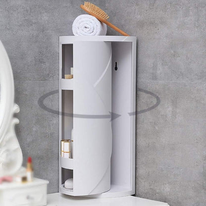 Corner Storage Shelf  360° Moveable
