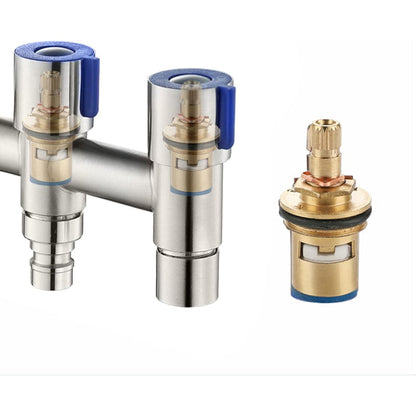 Double Bibcock in Stainless Steel for Toilet, Bathrooms & Wash Areas