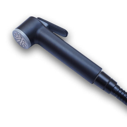 Premium Muslim Shower Head 6"inches in Matt Black | Durable ABS Plastic | High Water Pressure | Easy Installation
