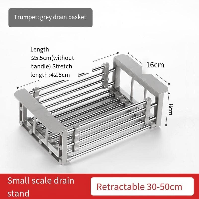 Adjustable Over-Sink Expandable Basket | Cutlery Basket | Kitchen Sink Organizer