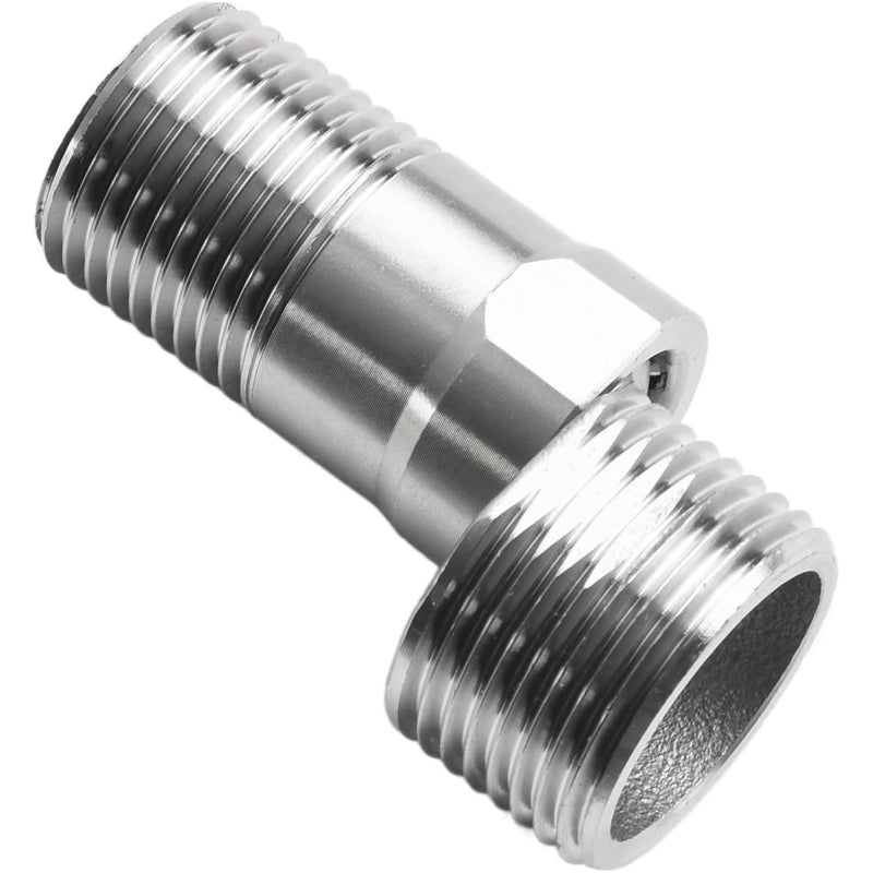 Adjustable Half Sides for Wall Mixer in Stainless Steel | Standard 1/2" inch (wall side) by 3/4" inch (mixer side)
