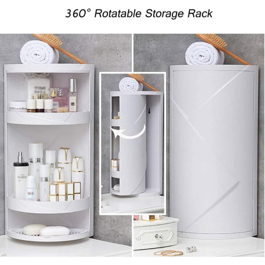 Corner Storage Shelf  360° Moveable