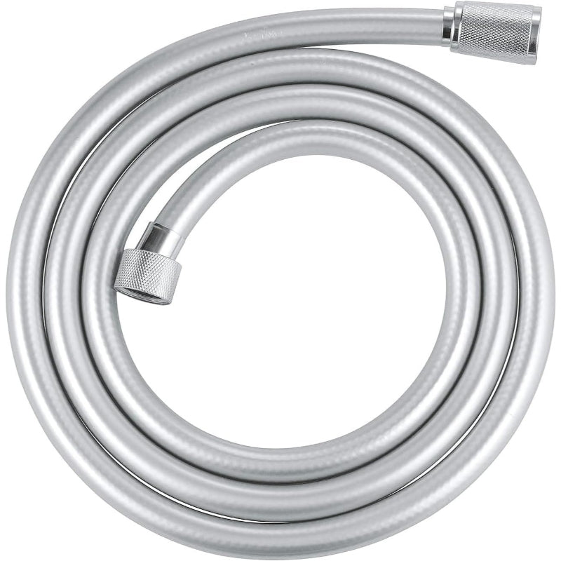 Premium 1.5m (4.5 Foot) Shower Pipe in PVC Matt Grey for Bath Shower or Toilet Showers