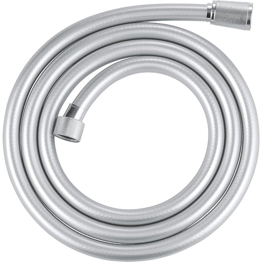 Premium 1.5m (4.5 Foot) Shower Pipe in PVC Matt Grey for Bath Shower or Toilet Showers