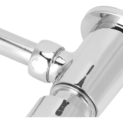 Auto Off Urinal Flush Valve in Stainless Steel Size 1/2" inch | Hand Push | Auto Off in 3 to 5 Seconds