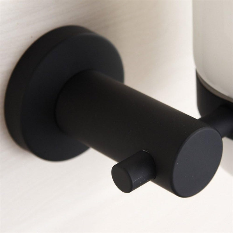 Wesda Brush Holder Matt Black in Stainless Steel