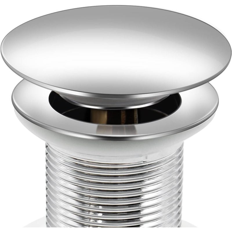 Basin Pop Up Drain in Stainless Steel for All Bathroom Sinks | 4"inches Length