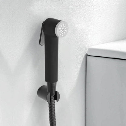 Premium Muslim Shower Head 6"inches in Matt Black | Durable ABS Plastic | High Water Pressure | Easy Installation